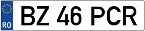 Truck License Plate